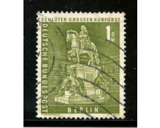 1956/63 - BERLINO - 1Dm. STATUA GRANDE ELETTORE - USATO - LOTTO/29232 1956/63 - BERLINO - 1Dm. STATUA GRANDE ELETTORE - USATO - LOTTO/29232