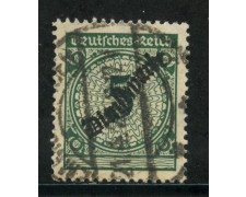 1923 - GERMANIA REICH SERVIZI - 5p. VERDE SOPRASTAMPATO - USATO - LOTTO/29273 1923 - GERMANIA REICH SERVIZI - 5p. VERDE SOPRASTAMPATO - USATO - LOTTO/29273