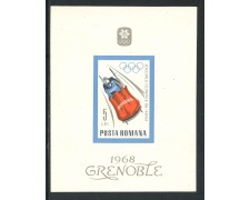 1967 - ROMANIA - OLIMPIADI INVERNALI DI GRENOBLE - FOGLIETTO NUOVO - LOTTO/29332 1967 - ROMANIA - OLIMPIADI INVERNALI DI GRENOBLE - FOGLIETTO NUOVO - LOTTO/29332