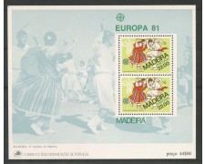 1981 - MADERA - EUROPA - FOGLIETTO NUOVO - LOTTO/29512 1981 - MADERA - EUROPA - FOGLIETTO NUOVO - LOTTO/29512