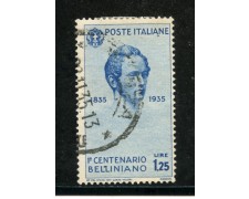 1935 - REGNO - 1,25 VINCENZO BELLINI - USATO - LOTTO/29576 1935 - REGNO - 1,25 VINCENZO BELLINI - USATO - LOTTO/29576