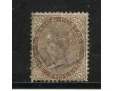 1860/63 - JAMAICA - 1 SCELLINO MARRONE - USATO - LOTTO/29580 1860/63 - JAMAICA - 1 SCELLINO MARRONE - USATO - LOTTO/29580