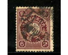 1906/07 - GIAPPONE - 6s. BRUNO LILLA - USATO - LOTTO/29683