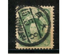 1908 - GIAPPONE - 5 y. EFFIGIE IMPERATRICE - USATO - LOTTO/29684