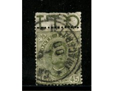 1891 - REGNO - 45c. UMBERTO I° - USATO - LOTTO/29857 1891 - REGNO - 45c. UMBERTO I° - USATO - LOTTO/29857