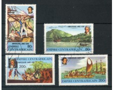 1978 - REP. CENTRAFRICANA - CAPITANO J. COOK 4v. - USATI - LOTTO/29983 1978 - REP. CENTRAFRICANA - CAPITANO J. COOK 4v. - USATI - LOTTO/29983
