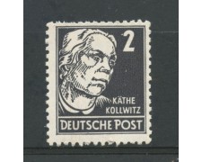 1948 - GERMANIA OCC. SOVIETICA - 2p. GRIGIO KOLLWITZ - NUOVO - LOTTO/30032