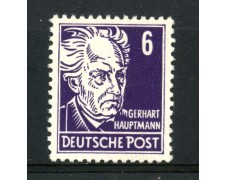1948 - GERMANIA OCC. SOVIETICA - 6p. VIOLETTO HAUPTMANN - NUOVO - LOTTO/30033