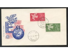 1961 - REPUBBLICA - EUROPA 2v. - BUSTA FDC - LOTTO/31912 1961 - REPUBBLICA - EUROPA 2v. - BUSTA FDC - LOTTO/31912