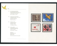 2001 - SVIZZERA - ANNIVERSARI 4v. - NUOVI - FOLDER - LOTTO/37345F 2001 - SVIZZERA - ANNIVERSARI 4v. - NUOVI - FOLDER - LOTTO/37345F