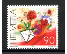 2001 - SVIZZERA - FRANCOBOLLO AUGURALE - NUOVO - LOTTO/37346 2001 - SVIZZERA - FRANCOBOLLO AUGURALE - NUOVO - LOTTO/37346