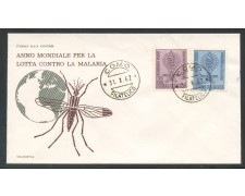 1962 - REPUBBLICA - CAMPAGNA CONTRO LA MALARIA - BUSTA FDC - LOTTO/31922