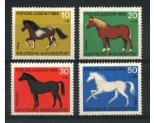1969 - GERMANIA FEDERALE - PRO GIOVENTU' CAVALLI 4v. - NUOVI - LOTTO/30954 1969 - GERMANIA FEDERALE - PRO GIOVENTU' CAVALLI 4v. - NUOVI - LOTTO/30954