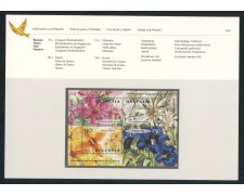 2001 - SVIZZERA - FIORI - FOGLIETTO NUOVO - FOLDER - LOTTO/37353F 2001 - SVIZZERA - FIORI - FOGLIETTO NUOVO - FOLDER - LOTTO/37353F