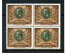 1963 - LOTTO/6423Q - REPUBBLICA - PIETRO MASCAGNI - QUARTINA NUOVI 1963 - LOTTO/6423Q - REPUBBLICA - PIETRO MASCAGNI - QUARTINA NUOVI