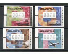 2001 - SVIZZERA - FRANCOBOLLI PER DISTRIBUTORI 4v. - NUOVI - LOTTO/37357 2001 - SVIZZERA - FRANCOBOLLI PER DISTRIBUTORI 4v. - NUOVI - LOTTO/37357