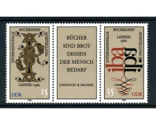 1982 - GERMANIA DDR - ESPOSIZIONE DEL LIBRO D'ARTE 2v. - NUOVI - LOTTO/36596 1982 - GERMANIA DDR - ESPOSIZIONE DEL LIBRO D'ARTE 2v. - NUOVI - LOTTO/36596