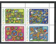 1999 - SLOVENIA - NUOVO MILLENIO  4 v. - NUOVI - LOTTO/33980