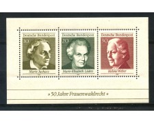 1969 - GERMANIA FEDERALE - VOTO ALLE DONNE - FOGLIETTO NUOVO - LOTTO/30966 1969 - GERMANIA FEDERALE - VOTO ALLE DONNE - FOGLIETTO NUOVO - LOTTO/30966