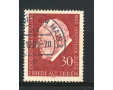 1969 - GERMANIA FEDERALE - 30p. PAPA GIOVANNI XXIII° - USATO - LOTTO/30970U 1969 - GERMANIA FEDERALE - 30p. PAPA GIOVANNI XXIII° - USATO - LOTTO/30970U