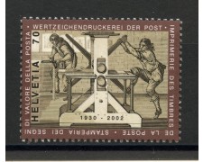 2002 - SVIZZERA - TIPOGRAFIA DELLE POSTE - NUOVO - LOTTO/37373 2002 - SVIZZERA - TIPOGRAFIA DELLE POSTE - NUOVO - LOTTO/37373