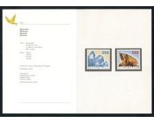 2002 - SVIZZERA - MINERALI 2v. - NUOVI - FOLDER - LOTTO/37374F 2002 - SVIZZERA - MINERALI 2v. - NUOVI - FOLDER - LOTTO/37374F