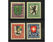 1925 - SVIZZERA - PRO JUVENTUTE 4v. NUOVI - LOTTO/34019