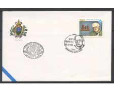 1993 - SAN MARINO - CENTENARIO DELLA RADIO - BUSTA FDC - LOTTO/31963