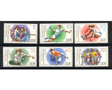 1987 - GERMANIA DDR - GIOCHI DELLA GIOVENTU' 6v. - NUOVI - LOTTO/36663 1987 - GERMANIA DDR - GIOCHI DELLA GIOVENTU' 6v. - NUOVI - LOTTO/36663