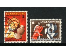 1980 - LUSSEMBURGO - PREVENZIONE INCIDENTI 2v. - USATI - LOTTO/31971 1980 - LUSSEMBURGO - PREVENZIONE INCIDENTI 2v. - USATI - LOTTO/31971