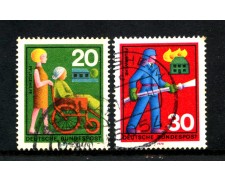 1970 - GERMANIA FEDERALE - SOCCORSO VOLONTARIO 2v. - USATI - LOTTO/30979U 1970 - GERMANIA FEDERALE - SOCCORSO VOLONTARIO 2v. - USATI - LOTTO/30979U