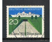 1970 - GERMANIA FEDERALE - 20p. CANALE MAR BALTICO - USATO - LOTTO/30980U 1970 - GERMANIA FEDERALE - 20p. CANALE MAR BALTICO - USATO - LOTTO/30980U