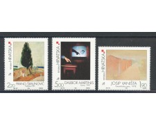 1998 - CROAZIA - PITTURE CROATE 3v. - NUOVI - LOTTO/32856