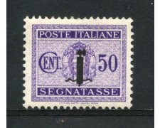 Italian Social Republic (RSI) 1944 50 Cent. Postage Due - MNH - LOTTO/31661
