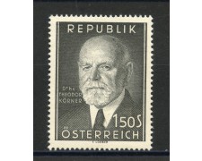 1957 - AUSTRIA - PRESIDENTE T.KOMER - NUOVO - LOTTO/34114