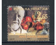 1998 - CROAZIA - TOPIC MIMARA PITTORE - NUOVO - LOTTO/32838