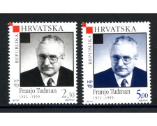 1999 - CROAZIA - PRESIDENTE TUDJMAN  2v. - NUOVO - LOTTO/32877