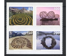 2019 - SVIZZERA - LOTTO/42150 - LAND ART 4v. - NUOVI