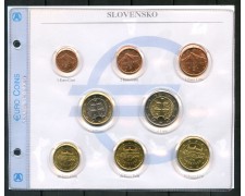 Slovakia 2009 Euro Complete Set of 8, Uncirculated - LOTTO/M30649 Slovakia 2009 Euro Complete Set of 8, Uncirculated - LOTTO/M30649