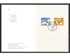 2004 - SVIZZERA - FUMETTI 2v. - USATI FDC - FOLDER - LOTTO/37427FU 2004 - SVIZZERA - FUMETTI 2v. - USATI FDC - FOLDER - LOTTO/37427FU