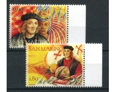 2006 - SAN MARINO - CRISTOFORO COLOMBO 2v. NUOVI - LOTTO/36711 2006 - SAN MARINO - CRISTOFORO COLOMBO 2v. NUOVI - LOTTO/36711