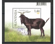 2018 - SLOVENIA - ANIMALI DOMESTICI  FOGLIETTO - NUOVO - LOTTO/34701