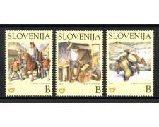2002 - SLOVENIA - MARTIN KRPAN  3v. - NUOVI - LOTTO/34166