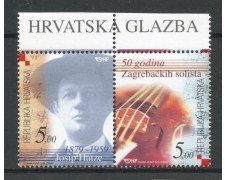 2004 - CROAZIA - MUSICA  JOSIP  HATZE 2v. - NUOVI - LOTTO/32963