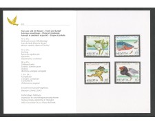 1997 - SVIZZERA - LOTTO/43509F - PRO JUVENTUTE FAUNA 4v . NUOVI - FOLDER 1997 - SVIZZERA - LOTTO/43509F - PRO JUVENTUTE FAUNA 4v . NUOVI - FOLDER
