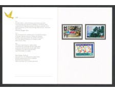 1998 - SVIZZERA - LOTTO/43513F - ANNIVERSARI 3v. - NUOVI - FOLDER 1998 - SVIZZERA - LOTTO/43513F - ANNIVERSARI 3v. - NUOVI - FOLDER