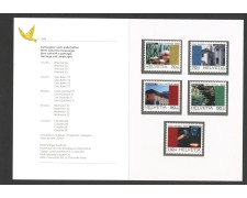 1998 - SVIZZERA - LOTTO/43515F - PRO PATRIA PAESAGGI 5v . NUOVI - FOLDER 1998 - SVIZZERA - LOTTO/43515F - PRO PATRIA PAESAGGI 5v . NUOVI - FOLDER