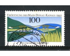 1992 - LOTTO/19032U - GERMANIA - CANALE MENO DANUBBIO - USATO 1992 - LOTTO/19032U - GERMANIA - CANALE MENO DANUBBIO - USATO