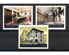 2014 - REPUBBLICA - BIBLIOTECHE  3v. - NUOVI - LOTTO/36852