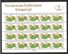 1977 - LIECHTENSTEIN - LOTTO/47842 - EUROPA 2 MINIFOGLI - NUOVI 1977 - LIECHTENSTEIN - LOTTO/47842 - EUROPA 2 MINIFOGLI - NUOVI
